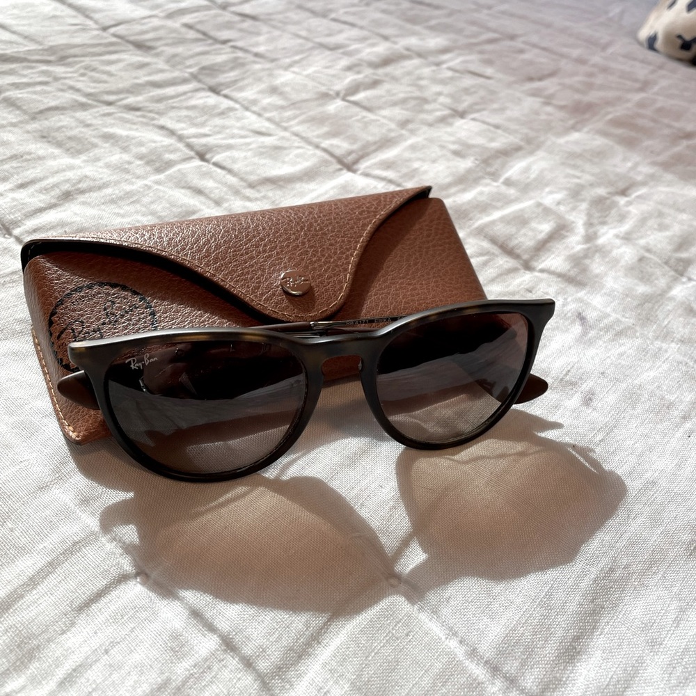 Erika frame, raybans, brown and tortoise